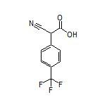 2-Cyano-2-[4-(trifluoromethyl)phenyl]acetic Acid