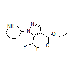 Ethyl 5-(Difluoromethyl)-1-(3-piperidyl)-1H-pyrazole-4-carboxylate