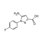 5-Amino-1-(4-fluorophenyl)-1H-pyrazole-3-carboxylic Acid