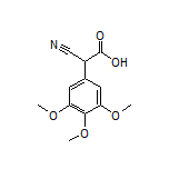 2-Cyano-2-(3,4,5-trimethoxyphenyl)acetic Acid