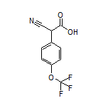 2-Cyano-2-[4-(trifluoromethoxy)phenyl]acetic Acid