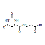 3-(2,6-Dioxo-1,2,3,6-tetrahydropyrimidine-4-carboxamido)propanoic Acid