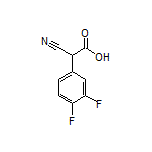 2-Cyano-2-(3,4-difluorophenyl)acetic Acid