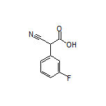 2-Cyano-2-(3-fluorophenyl)acetic Acid