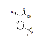 2-Cyano-2-[3-(trifluoromethyl)phenyl]acetic Acid