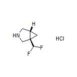 (1R,5R)-1-(Difluoromethyl)-3-azabicyclo[3.1.0]hexane Hydrochloride