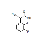 2-Cyano-2-(2,3-difluorophenyl)acetic Acid