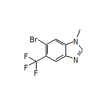 6-Bromo-1-methyl-5-(trifluoromethyl)-1H-benzo[d]imidazole