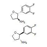 trans-2-(3,4-Difluorophenyl)tetrahydrofuran-3-amine