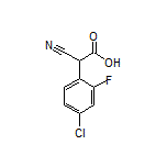 2-(4-Chloro-2-fluorophenyl)-2-cyanoacetic Acid