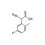 2-Cyano-2-(5-fluoro-2-methylphenyl)acetic Acid