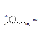 3-Chloro-4-methoxyphenylethanamine Hydrochloride