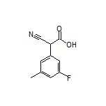 2-Cyano-2-(3-fluoro-5-methylphenyl)acetic Acid