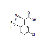 2-[5-Chloro-2-(trifluoromethyl)phenyl]-2-cyanoacetic Acid