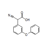 2-Cyano-2-(3-phenoxyphenyl)acetic Acid