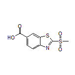 2-(Methylsulfonyl)benzo[d]thiazole-6-carboxylic Acid