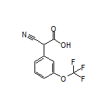 2-Cyano-2-[3-(trifluoromethoxy)phenyl]acetic Acid