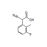 2-Cyano-2-(3-fluoro-2-methylphenyl)acetic Acid