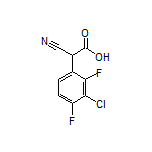 2-(3-Chloro-2,4-difluorophenyl)-2-cyanoacetic Acid