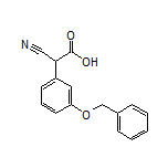 2-[3-(Benzyloxy)phenyl]-2-cyanoacetic Acid