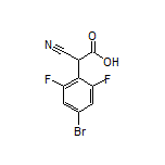 2-(4-Bromo-2,6-difluorophenyl)-2-cyanoacetic Acid