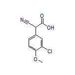 2-(3-Chloro-4-methoxyphenyl)-2-cyanoacetic Acid