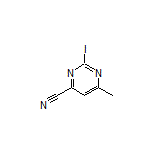 2-Iodo-6-methylpyrimidine-4-carbonitrile