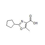 2-Cyclopentyl-5-methyloxazole-4-carboxylic Acid