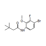 N-(4-Bromo-3-fluoro-2-methoxyphenyl)-3,3-dimethylbutanamide