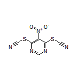 5-Nitro-4,6-dithiocyanatopyrimidine