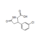 3-(3-Chlorophenyl)-5-oxopyrrolidine-2-carboxylic Acid