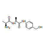 (S)-2-Amino-N-[(S)-1-[[4-(hydroxymethyl)phenyl]amino]-1-oxopropan-2-yl]propanamide