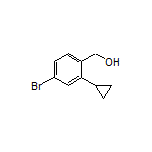 (4-Bromo-2-cyclopropylphenyl)methanol