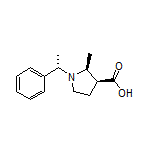 (2S,3S)-2-Methyl-1-[(S)-1-phenylethyl]pyrrolidine-3-carboxylic Acid