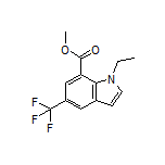 Methyl 1-Ethyl-5-(trifluoromethyl)-1H-indole-7-carboxylate