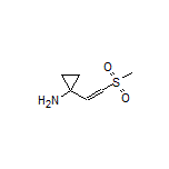 1-[2-(Methylsulfonyl)vinyl]cyclopropanamine