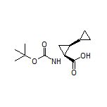 (1S,2R)-2-(Boc-amino)-[1,1’-bi(cyclopropane)]-2-carboxylic Acid