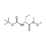 (R)-2-(Boc-amino)-N-methoxy-N-methylbutanamide
