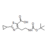 4-[2-(Boc-amino)ethyl]-2-cyclopropylthiazole-5-carboxylic Acid