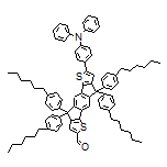 7-[4-(Diphenylamino)phenyl]-4,4,9,9-tetrakis(4-hexylphenyl)-4,9-dihydro-s-indaceno[1,2-b:5,6-b’]dithiophene-2-carbaldehyde