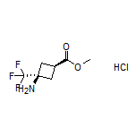 Methyl (1S,3S)-3-Amino-3-(trifluoromethyl)cyclobutanecarboxylate Hydrochloride