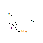 (4-(Methoxymethyl)-2-oxabicyclo[2.1.1]hexan-1-yl)methanamine Hydrochloride