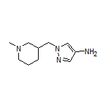 1-[(1-Methylpiperidin-3-yl)methyl]-1H-pyrazol-4-amine