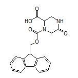 1-Fmoc-5-oxopiperazine-2-carboxylic Acid