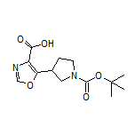 5-(1-Boc-pyrrolidin-3-yl)oxazole-4-carboxylic Acid