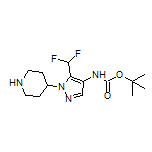 N-Boc-5-(difluoromethyl)-1-(piperidin-4-yl)-1H-pyrazol-4-amine