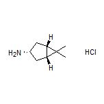 (1R,3r,5S)-6,6-Dimethylbicyclo[3.1.0]hexan-3-amine Hydrochloride