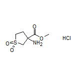 Methyl 3-Aminotetrahydrothiophene-3-carboxylate 1,1-Dioxide Hydrochloride