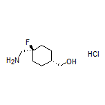 [(1r,4r)-4-(Aminomethyl)-4-fluorocyclohexyl]methanol Hydrochloride
