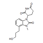 3-[4-(3-Hydroxypropyl)-3-methyl-2-oxo-2,3-dihydro-1H-benzo[d]imidazol-1-yl]piperidine-2,6-dione